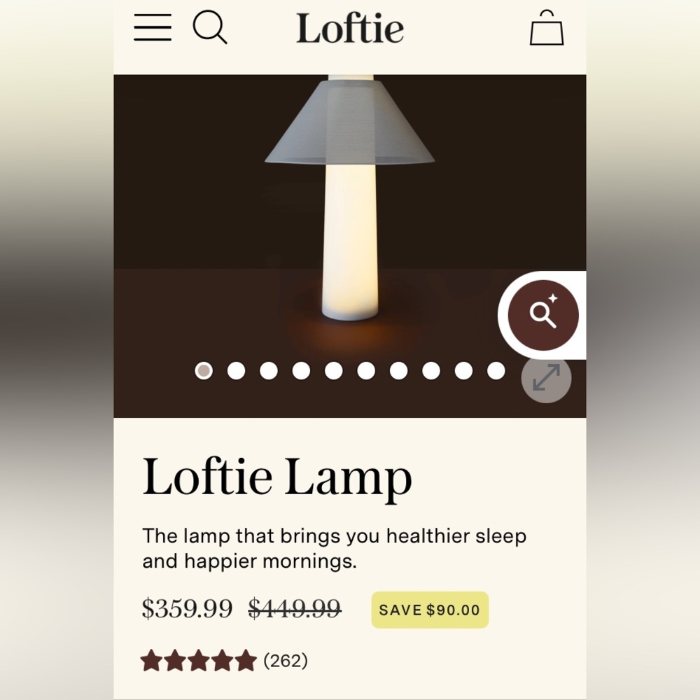 GREAT Used Condition Loftie Lamp